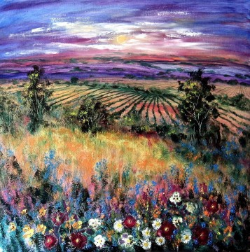California Ranchland garden decor scenery wall art nature landscape texture Oil Paintings